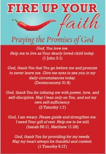 Praying the Promises Bookmark