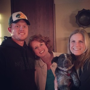 Jake, his mama, Ryanne, & her new dog